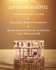 JLO Beauty That Big Screen Broad Spectrum SPF 30 Face Moisturizer, Hydrates, Protects, Luminizes, Lightweight Hyaluronic Acid Sunscreen for Face Lotion, Supports Smooth, Dewy & Glowing Skin, 1.7 Fl Oz