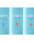 Harry's Aluminum Free Deodorant for Men - Odor Control, Stone, Fig, Redwood Scent, 2.5 Oz, 3-Pack, Men Deodorant Aluminum Free