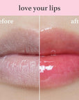 NOONI Korean Hydrating Lip Oil - Applecherry | Long-Lasting, Moisturizing, Plumping, Revitalizing for Dry Lips, Waterproof, No Peel Off, Hydrating, Nourishing Crystal Clear, 0.12 FL Oz