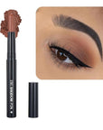 Cocoa Brown Eyeshadow Stick Makeup, Smooth Cream Shimmer Eye Shadow Pencil, Waterproof Hypoallergenic Long Lasting Crayon, Glitter Primer Palette Eyeliner