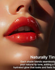 Lip Balm – Long-Lasting Hydration with Natural Color – Korean Beauty, Oasis Plant Complex, Silicone-Free, Vegan & Cruelty-Free Lip Care (005 Ruby Red)