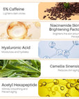 5% caffeine eye serum and
