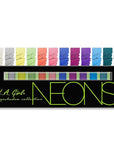 L.A. Girl Beauty Brick Eyeshadow Collection, Neon GES334A