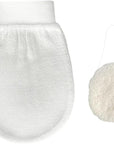 Wildpier Deep Exfoliating Glove and Konjac Sponge Bundle