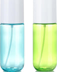 Small Spray Bottle Travel Size 3.4oz/100ml Plastic Mini Bottle Set - Fine Mist Mini Empty Spray Bottles - Refillable Spray Bottles for Cleaning Solutions, Perfume, Liquid Cosmetics