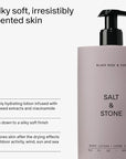 Salt & Stone Body Lotion for Women & Men| Scented Daily Body Lotion | Hydrates, Nourishes & Softens Skin | Restores Dry Skin | Fast-Absorbing | Cruelty-Free & Vegan (450 ml) (Black Rose & Oud)