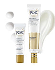 RoC Retinol Correxion Value Set Duo, Deep Wrinkle Anti-Aging Night Face Cream + Daily Under Eye Cream for Dark Circles & Puffiness , Skin Care Set (Packaging May Vary)