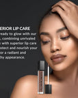 Flori Roberts Mineral Base Lip Shine, Vibrant Lip Gloss Makeup for Women of Color or Deeper Skin Tones, Non-Sticky, Long Wear High Shine Finish