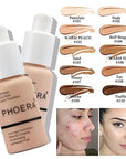 2 Pack PHOERA Foundation Warm Peach 103 and