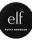 e.l.f. Putty Bronzer, Creamy & Highly Pigmented Formula, Creates a Long-Lasting Bronzed Belle Glow, Infused with Argan Oil & Vitamin E, 0.35 Oz