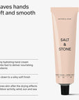 Salt & Stone Hand Cream for Women & Men | Saffron & Cedar | Hydrates, Nourishes & Softens Skin | Restores Dry Cracked Hands | Fast-Absorbing | Cruelty-Free & Vegan (2 fl oz)