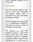 Organic Aloe Vera Gel for Skin, Face, Body, After Sun Care - USDA Certified Organic, 12 fl. oz.