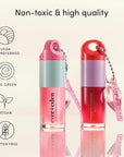 Evereden Kids Tinted Lip Gloss: Sakura - Non Toxic, Vegan Clean Makeup - Soothing & Hydrating Lip Gloss with Cherry, Peach, & Cranberry Oils