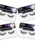 Ardell Mega Volume Lash 257 Multi-Layered False Lashes with Curl Technology, 4 pairs