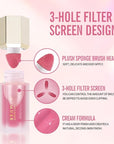 KIMUSE Soft Cream Blush Makeup, Liquid Blush for Dewy Finish