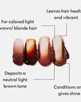 FOUR REASONS Color Mask - Latte - (27 Colors) Toning Treatment, Color Depositing Conditioner, Tone & Enhance Color-Treated Hair - Semi Permanent Hair Dye, Vegan and Cruelty-Free, 6.76 fl oz