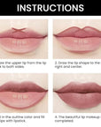 2-in-1 Light Nude Beige Lip Liner & Lipstick Set Kit for Women, Matte Lips Kit with Lip Liner Lip Stains Long Lasting Waterproof 24 Hour Lipstick and Lip Liners Combo Lipliners Pencil Set 23