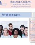 Rosacea solve moisturizing face wash