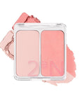 2aN Dual Color Face Blusher, Buildable & Blendable Cheek Color, Natural & Vibrant Finish, Long-Lasting Powder Blush, Blends Easily with Natural Skin Tones, Korean Beauty (11 Juicy Peach)