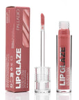 Palladio Lip Glaze Serum, Hydrating Lip Gloss with Peptides & Hyaluronic Acid for Plump, Smooth, and Nourished Lips – Vegan, High-Shine, Non-Sticky Finish (Blush Brulee)