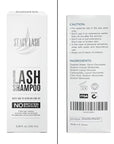 STACY LASH Eyelash Extension Shampoo + Brush / 3.38 fl.oz / 100ml / Eyelid Foaming Cleanser/Wash for Extensions & Natural Lashes/Safe Makeup Remover/Supplies for Professional & Home Use