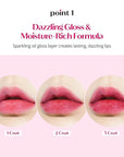 ETUDE Dear Darling Oil Tint #3 Neon Pink Lip 2g