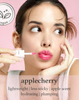 NOONI Korean Hydrating Lip Oil - Applecherry | Long-Lasting, Moisturizing, Plumping, Revitalizing for Dry Lips, Waterproof, No Peel Off, Hydrating, Nourishing Crystal Clear, 0.12 FL Oz