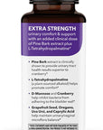 Urinari-X Extra Strength with Enhanced Comfort - Urinary Tract Support - Fast UTI Relief - Vitamin Supplement for Bladder Function - D-Mannose, Cranberry, Pinebark, Uva Ursi & Grapefruit - 90 Capsules