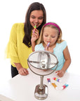 GirlZone Rainbow Fruity Lip Gloss Makeup Set for Kids and Girls, Fabulous Lip Balm Set for Kids with 6 Fruit Scented Lip Gloss, Lovely Gift Idea