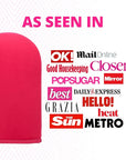 Skinny Tan Pink Velvet Tanning Mitt - Velvety Soft Luxe Texture - Waterproof Lining to Keep Hands Stain Free - Smooth for Flawless Finish - Long-Lasting and Machine Washable - 1 pc Applicator