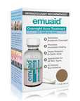 EMUAID Overnight Acne Treatment, Gentle Fast-Acting Solution with Salicylic Acid for Adults and Teens, Clears Stubborn Pimples, Cystic Acne, Blackheads, Rosacea, and Hormonal Breakouts, 1oz