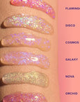 UNICORN SNOT Lip Gloss, Long-Lasting Sparkly Lip Shine, Vegan & Cruelty Free, Non-Sticky Formula, Lip Gloss for Festivals and Rave Makeup, Clear (Cosmos)