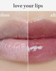 NOONI Korean Hydrating Lip Oil - Appleblacktea | Long-Lasting, Moisturizing, Plumping, Revitalizing for Dry Lips, Waterproof, No Peel Off, Hydrating, Nourishing Crystal Clear, 0.12 FL Oz