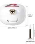 2 Pack Lip Balm Containers,Plastic Portable