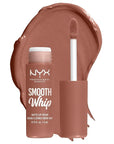 NYX PROFESSIONAL MAKEUP Smooth Whip Matte Lip Cream, Long Lasting, Moisturizing, Vegan Liquid Lipstick - Pancake Stacks (Cool Beige Nude)