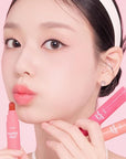 ETUDE Dear Darling Marker Tint #7 Peach Apricot (5g) | Hydrating & Long Lasting Lip Stain | High Pigmented Lip Maker with Easy Drawing Tip | Korean Daily Lip Tint, Korean Makeup, Kbeauty