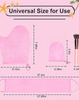 4 Pcs Self Tanner Mitt Applicator Kit - Self Tanning Mitt Glove,Self Tanner Back Applicator,Mini Face Tanner Mitt,Face Tanner Brush Soft Streak-Free Reusable & Washable for Women Girl Men (Pink)