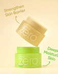 BANILA CO Clean it Zero Barrier Boosting Balm Duo | Enriching Butter & Firming Cleansing Balms for Dry & Sensitive Skin | Hydrating & Skin Barrier Repair (Pack of 2 travel sized balms, 50ml each)