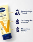 Vaseline Lotion, Intensive Care Nourishing Moisture 2-Pack – Moisturizer with Oat Extract + Ultra-Hydrating Lipids for Healing Extremely Dry Skin, 3.4 Oz Ea