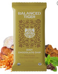 Organic Functional Mushroom Protein Bars | Full Dose (1500mg) Lions Mane, Chaga, Reishi & Cordyceps Bars | Vegan Protein Bars, Adaptogens, Superfoods Protein Bars | Mint Chocolate Chip Flavor
