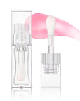 Magic Color Changing Moisturizing Lip Glow Oil + Plumping Lipstick, Hydrating Lip Gloss Balm, Transparent Lip Care, Non-Sticky Fresh Texture Lip Oil (Clear to Pink)