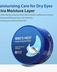 SNP [K Beauty Bird's Nest Aqua Moisturizing Eye Patch | Hydrating and Cooling for All Skin Types | Maximum Hydration Eye Patches | Korean Skincare Eye Mask | 60 Patches