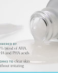 Bliss Clear Genius Clarifying Overnight Liquid Peel - 1 Fl Oz - Clear Pores & Exfoliate Skin - Non-Irritating - Clean - Vegan & Cruelty-Free