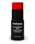 Mehron Makeup CreamBlend Stick | Face Paint, Body g) (Red) 75 oz