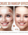 KIMUSE 2Color Dual Cream Contour Stick, Highlight & Face Makeup