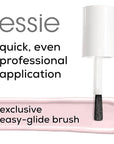 essie Gel Couture Nail Polish Kit, Hot Pink Nail Polish + Top Coat, Mod Squad, 0.46 oz each