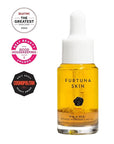 Furtuna Skin Biphase Moisturizing Oil - Hydrating, Plumping & Protecting Face, Neck, and Decollete Oil, Vegan & Cruelty-Free, Organic Olive Oil-Infused