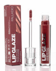 Palladio Lip Glaze Serum, Hydrating Lip Gloss with Peptides & Hyaluronic Acid for Plump, Smooth, and Nourished Lips – Vegan, High-Shine, Non-Sticky Finish (Red Merlot)