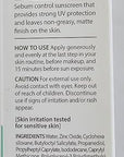 MAKEPREM No Sebum Sun Cream UV Defense SPF 50+ PA++++ Reef-safe, Ocean Friendly Sunscreen Sunblock - 1.7 Fl Oz, UV Protection Non-nano