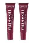 ColourPop Fresh Kiss Glossy Lip Balm - Hydrating Lip Care Enriched with Peptides, Hyaluronic Acid, Shea Butter & Vitamin E for an Ultra-Cushiony Formula - Wild Berry (2 Count)